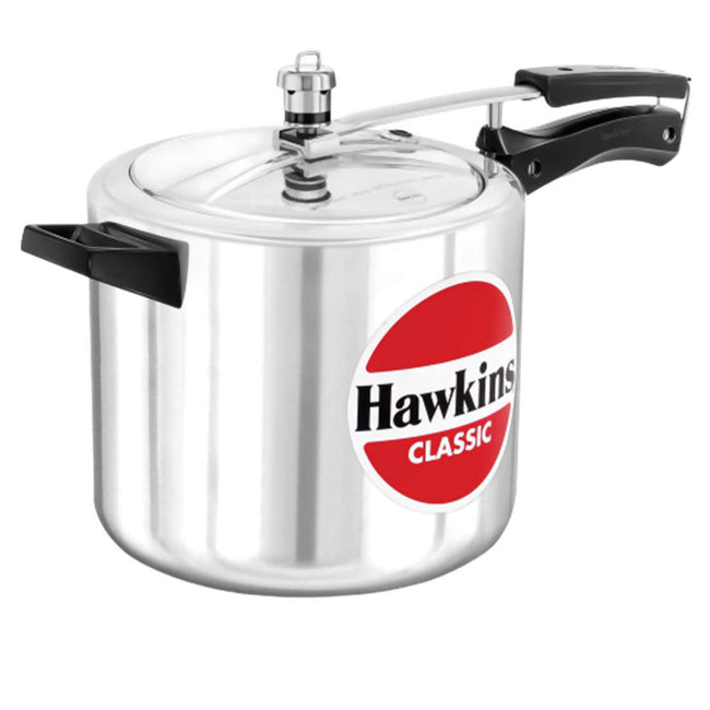 Hawkins Classic Pressure Cooker 6.5 Litre - Silver (CL65) Hover Image