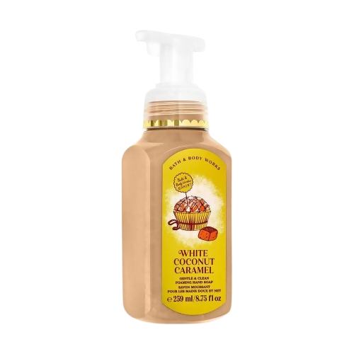 Bath & Body Works White Coconut Caramel Gentle & Clean Foaming Hand Soap