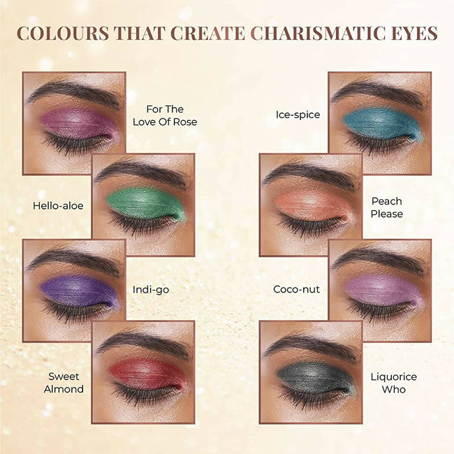 Just Herbs 8 In 1 Eye Shadow Lidsticks Highly-Pigmented Long-Lasting Smudge-Proof - Herbi-Wore Main Image