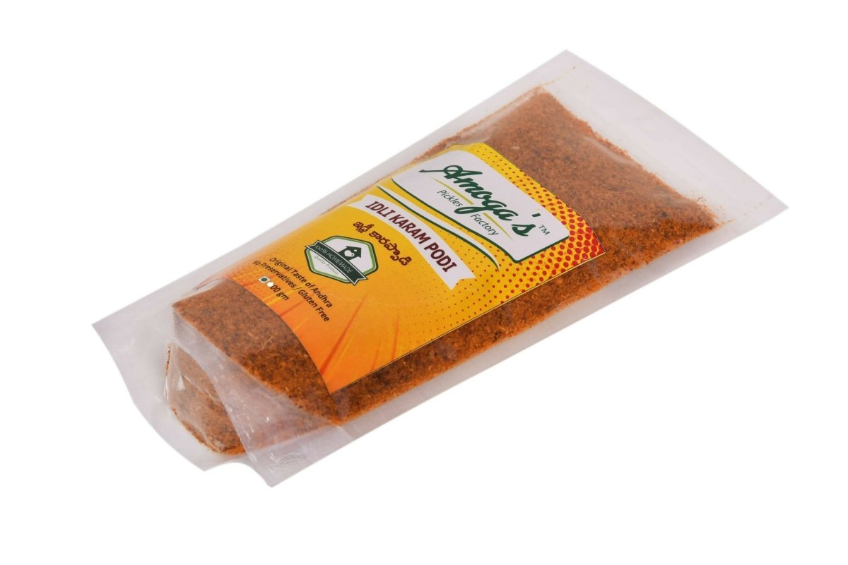 Amoga's Pickles Factory Idli | Dosa Karam Podi Andhra Style