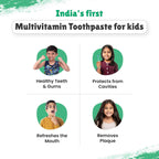 Little Joys Multivitamin Toothpaste for 5+ Years Kids, Strawberry Flavor, Fights Germs & Cavity