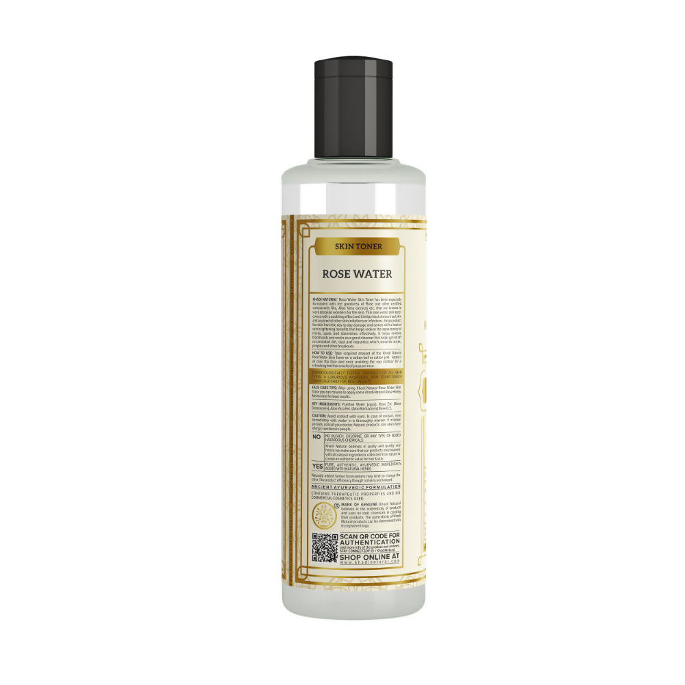 Khadi Natural Rose Water Skin Toner Prevents Acnes