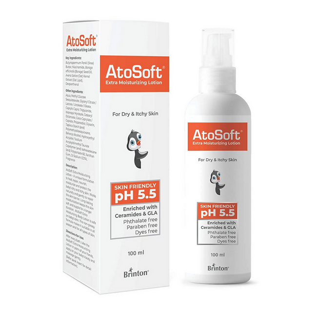 Brinton Atosoft Extra Moisturizing Baby Body Lotion Hover Image