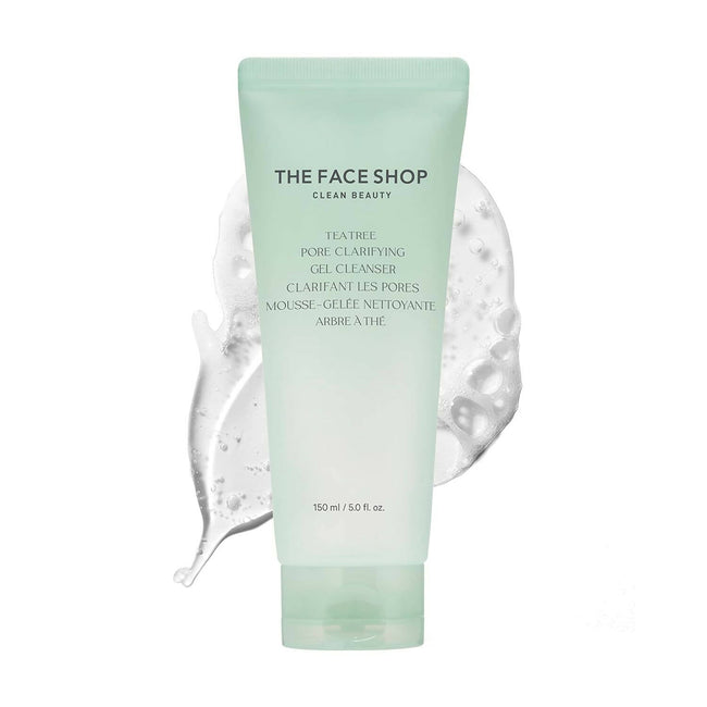 The Face Shop Tea Tree Pore Clarifying Gel Cleanser - Korean Skincare Hover Image