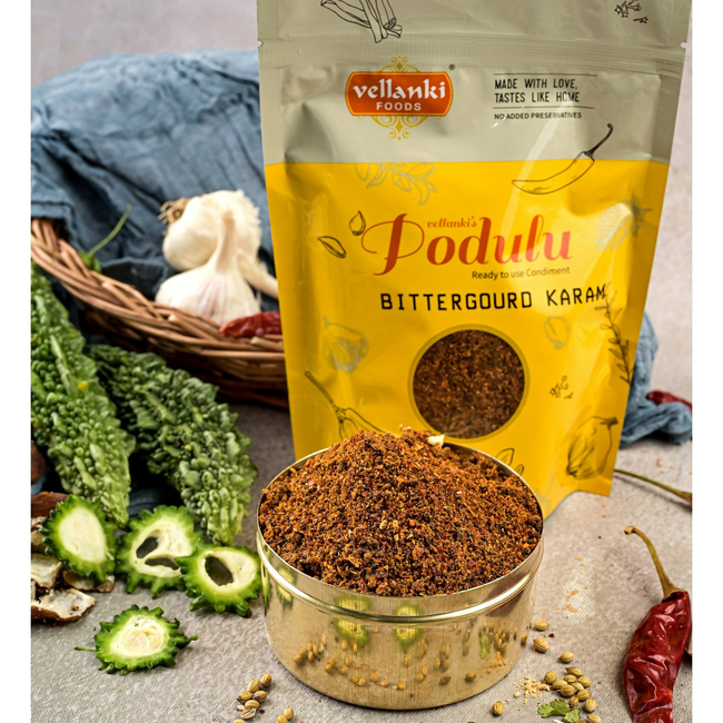 Vellanki Foods Kakarakaya Karam (Bittergourd) Hover Image