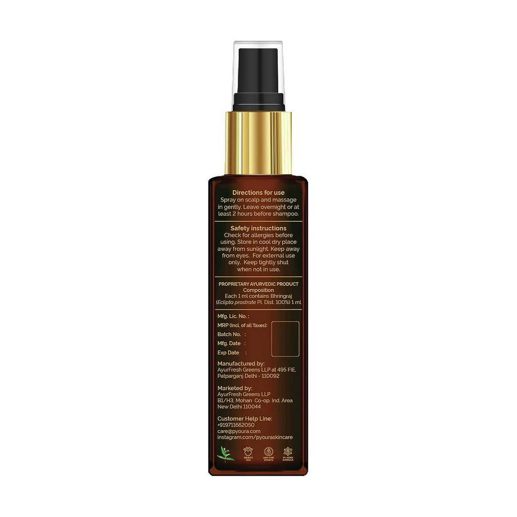 Pyoura Bhringraj Non-Oily Hair Spray Serum Mist