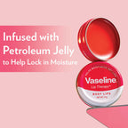 Vaseline Cocoa Glow Lotion With Rosy Lip Tin For Glowing Skin & Sheer Pink Tint
