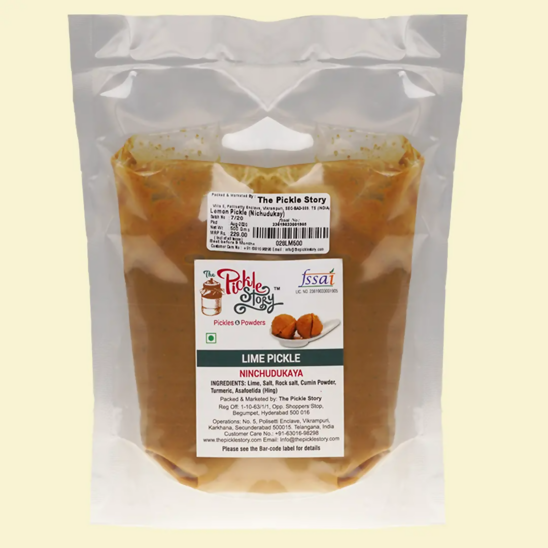 The Pickle Story Ninchudkaya – Stuffed Full Lime Pickle