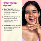 PLIX The Plant Fix Glow bright with Vitamin C Cleanser & 2-in-1 Toner Serum