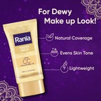 Rania CC Cream SPF50PA++IR with Vitamin C,24K Gold