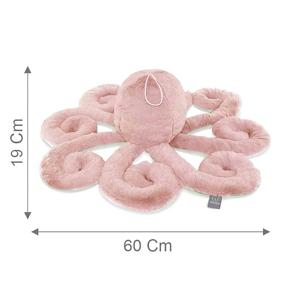 Webby Plush Giant Realistic Stuffed Octopus Animals Soft Toy-Pink