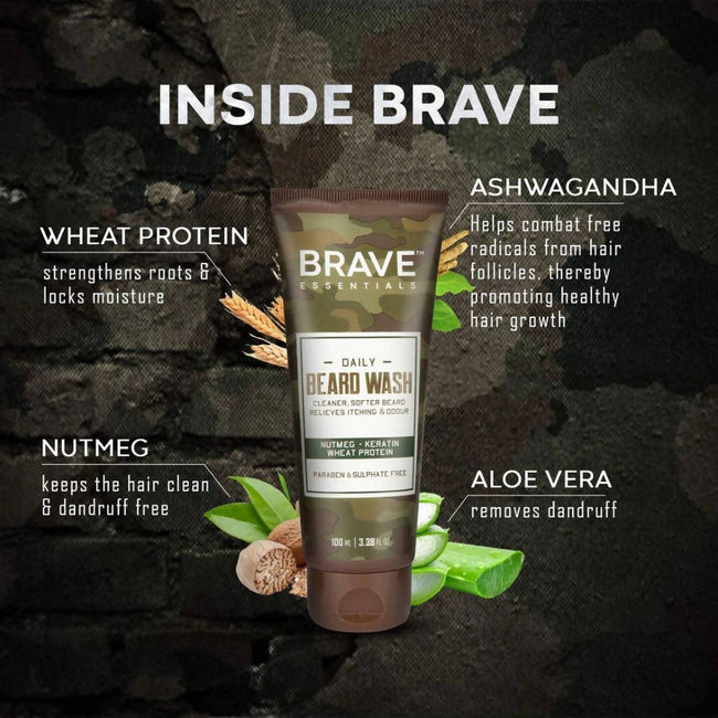 Brave Essentials Daily Beard Wash Main Image