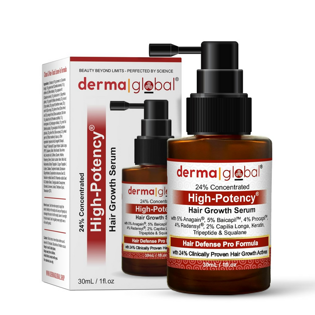 Derma Global High Potency Hair Growth Serum Hover Image