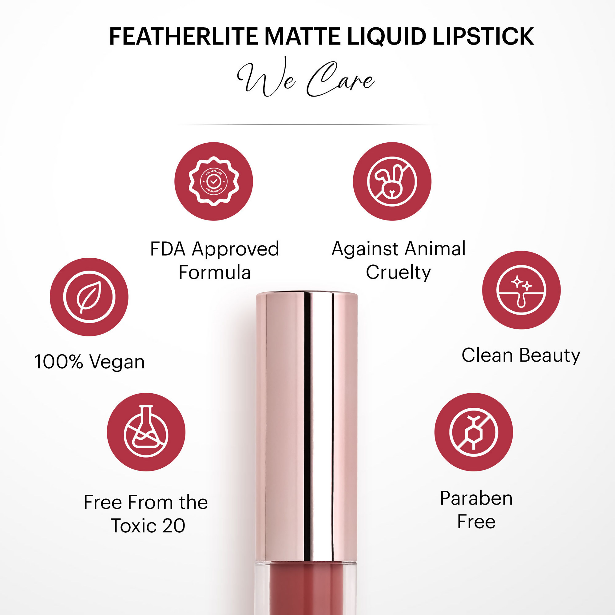 Parul Garg Beauty Featherlite Matte Liquid Lipstick - Passion 44