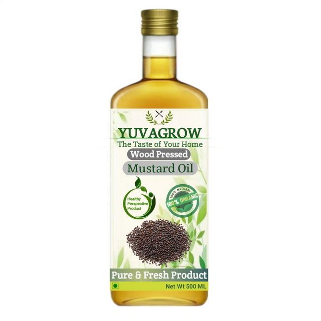 Yuvagrow Wood Pressed Mustard Oil Hover Image