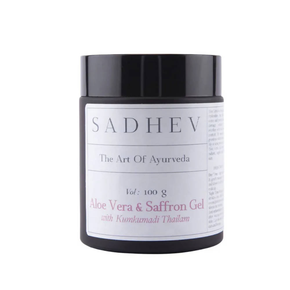 Sadhev Aloe Vera & Saffron Gel With Kumkumadi Thailam