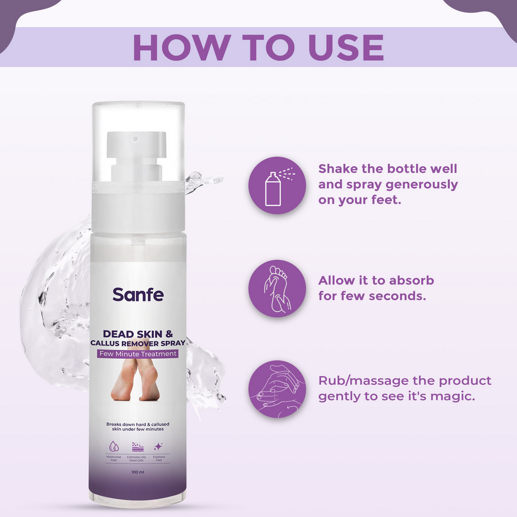 Sanfe Dead Skin & Callus Remover Spray