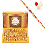 Ghasitaram Soft Mysore pak With Pearl Beads Rakhi