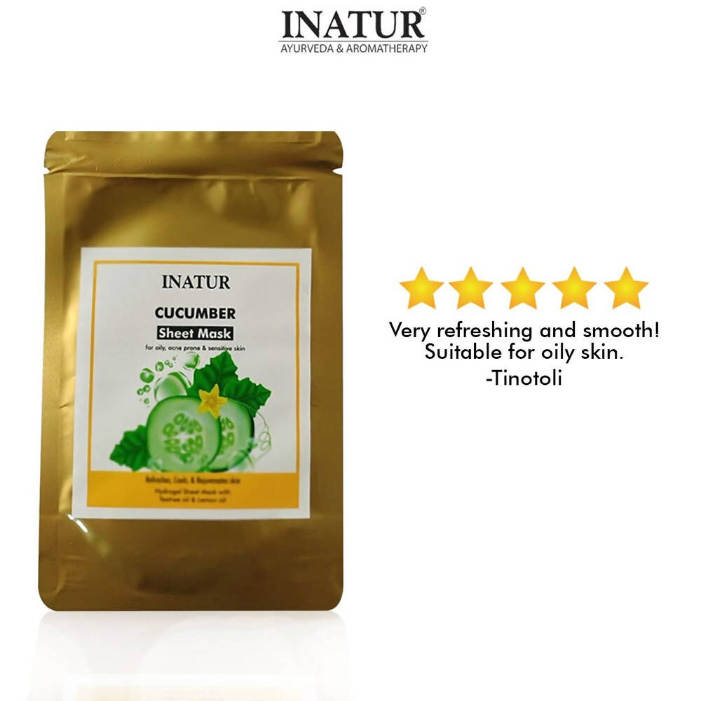 Inatur Cucumber Sheet Mask