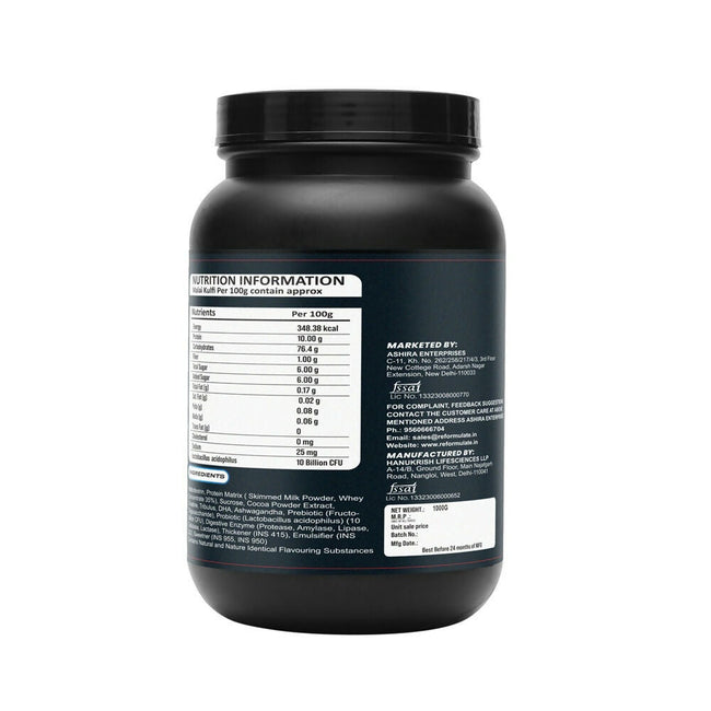 Reformulate Regain I Mass Gainer with Added Pre and Pro Biotics I 364 Energy | 1.5 Creatine - Malai Kulfi Main Image