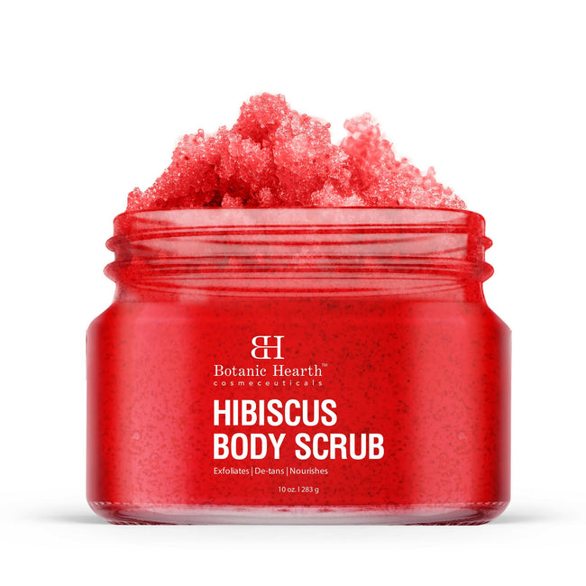 Botanic Hearth Hibiscus Body Scrub For Brighter, Smoother, Hydrated & Moisturized Skin Main Image