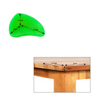 Safe-O-Kid Tear Drop Colourful Corner Caps Green For Kids Protection