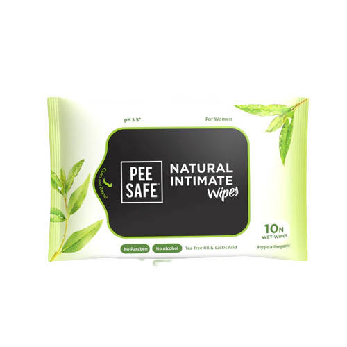 Pee Safe Natural Intimate Wipes Hover Image