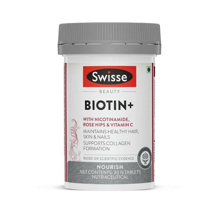 Swisse Biotin+ With Nicotinamide, Rosehip & Vitamin C