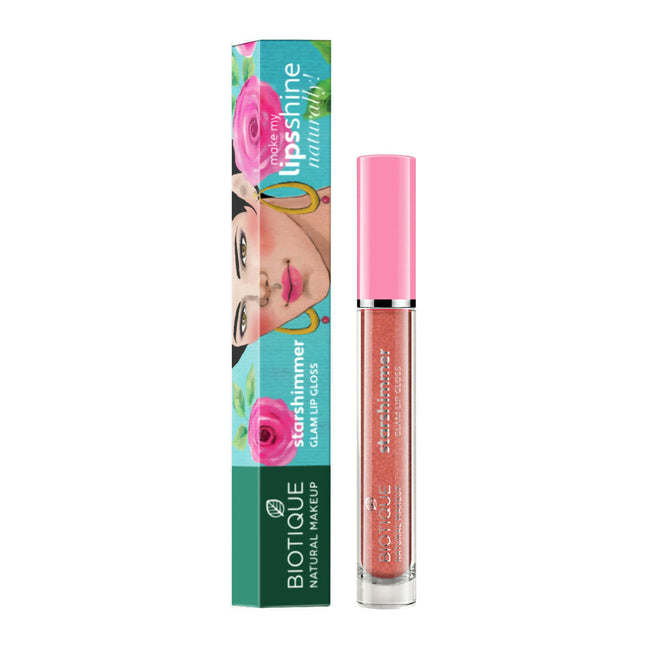 Biotique Starshimmer Glam Lip Gloss - Peek A Boo Hover Image