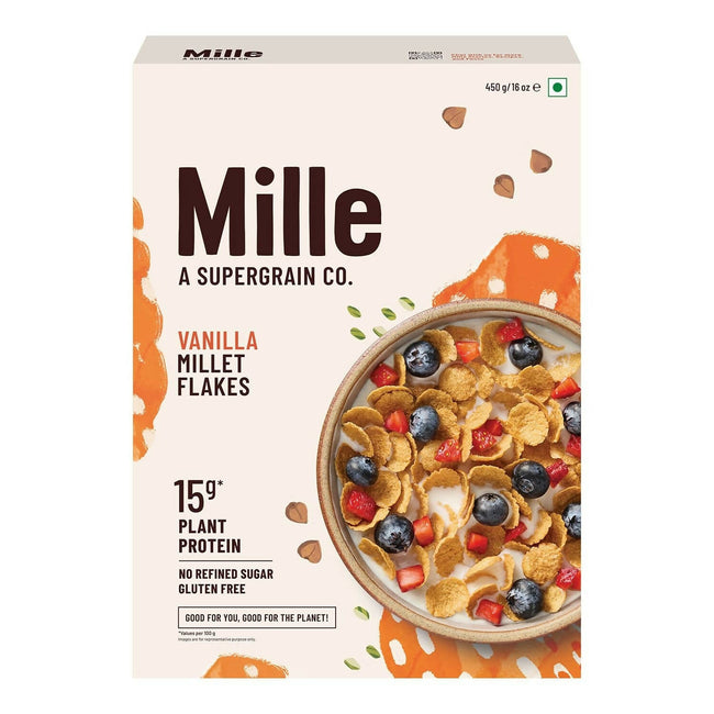 Mille Vanilla Buckwheat Breakfast Flakes Hover Image