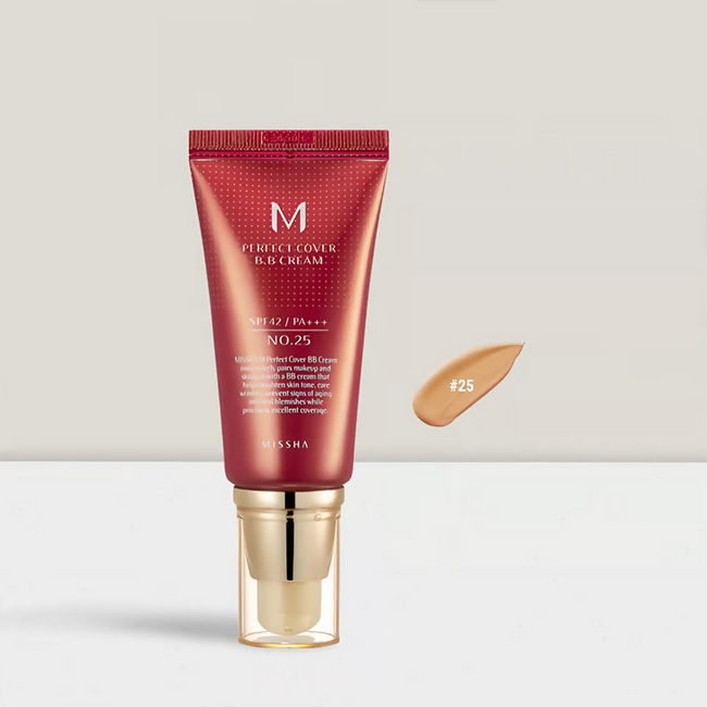 Missha Perfect Cover Bb Cream Spf42 Pa+++ - No.25 Warm Beige Main Image