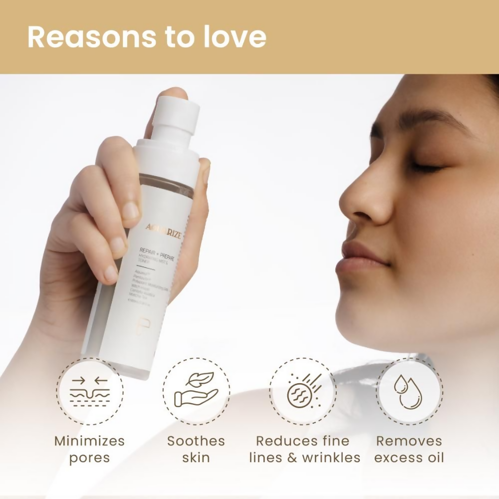 Personal Touch Aquarize Toner + Mist With Hyaluranic Acid For Intense Hydration All Skin Type