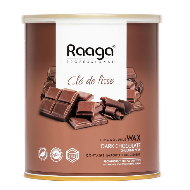 Raaga Professional Liposoluble Wax Dark Chocolate Hover Image