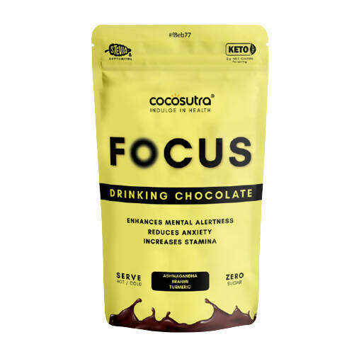 Cocosutra Lite - Focus - Sugar Free Drinking Chocolate Mix Hover Image