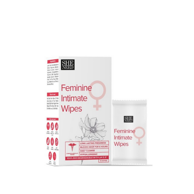 Sheneed Feminine Intimate Wipes Hover Image