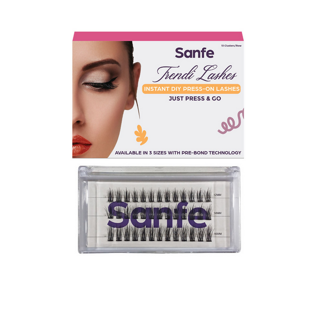 Sanfe Instant DIY Press On Lashes False Eyelashes Hover Image