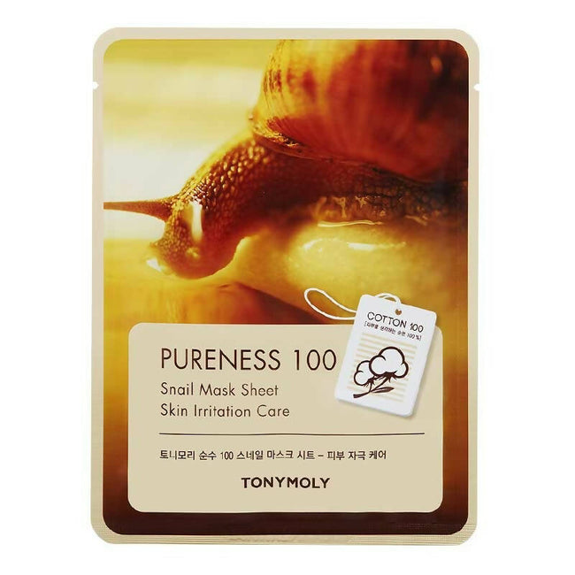 Tonymoly Pureness 100 Snail Mask Sheet - Korean Skincare - Limited Time Offer Hover Image