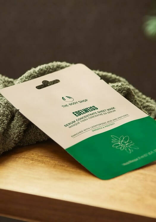 The Body Shop Edelweiss Serum Concentrate Sheet Mask Main Image