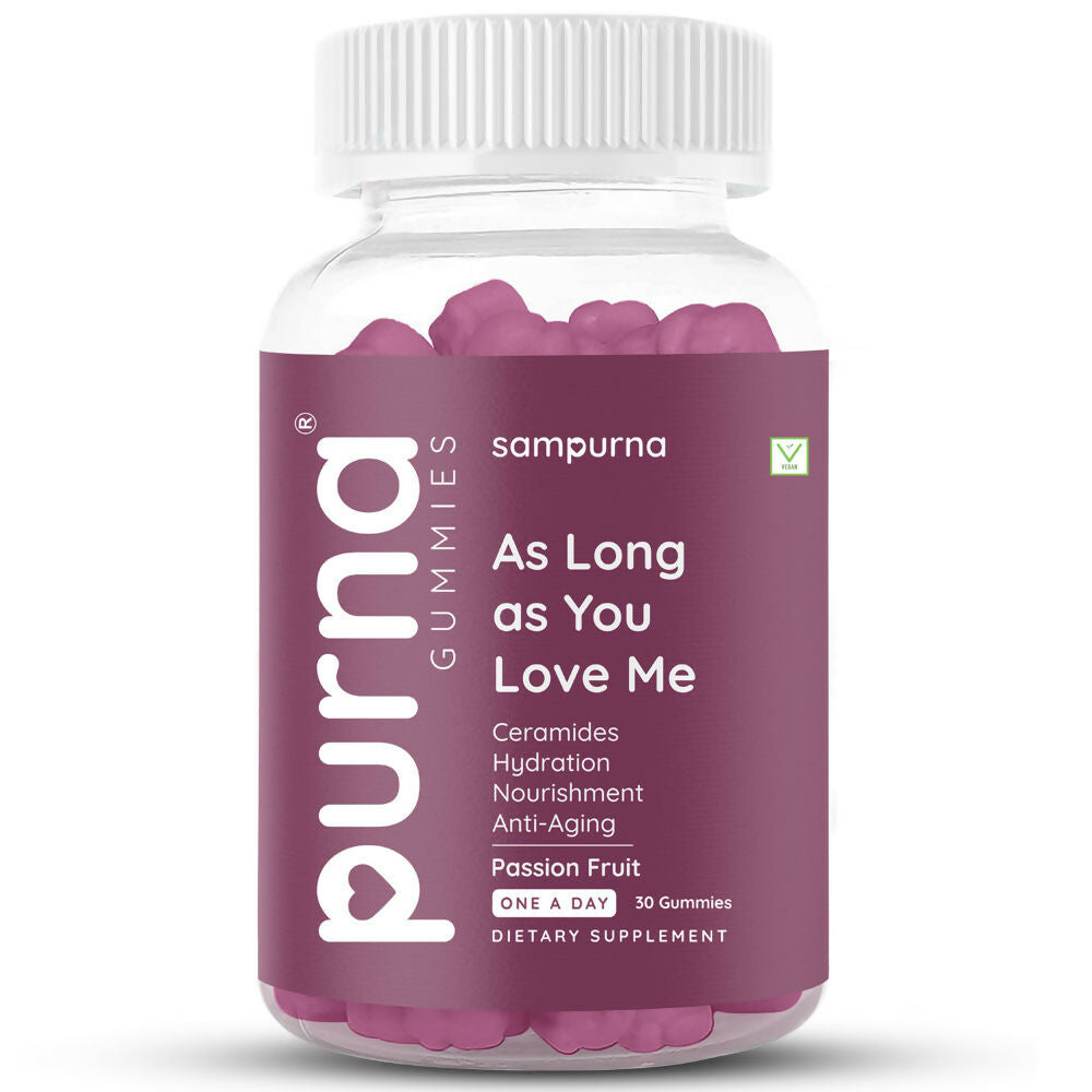 Purna As Long As You Love Me Ceramides Gummies - Passion Fruit