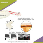 Safe-O-Kid Unique High Density L-Shaped 2 Mtr Long 1 Medium Edge Guard Strip White