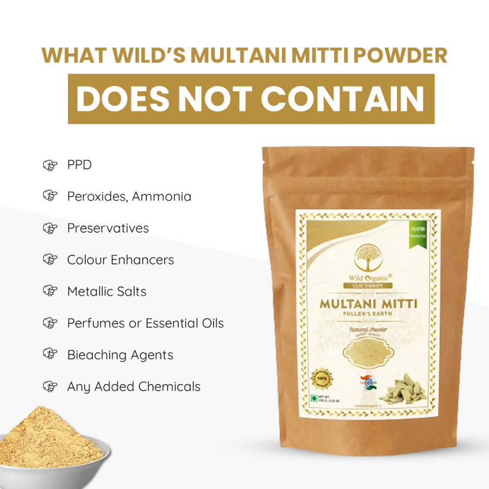Wild Organic Multani Mitti Powder