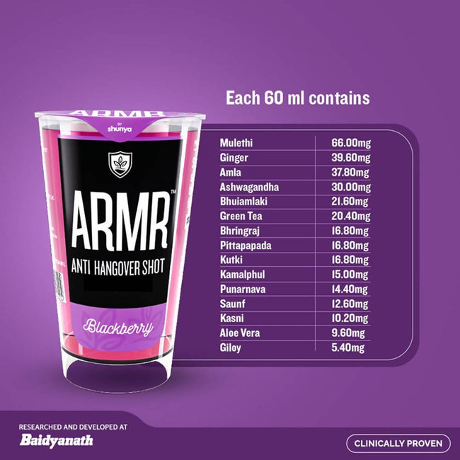 ARMR Anti Hangover Shot Blackberry Main Image