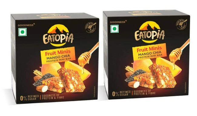 Eatopia Fruit Minis - Mango Chia Protein Mini Bar Hover Image