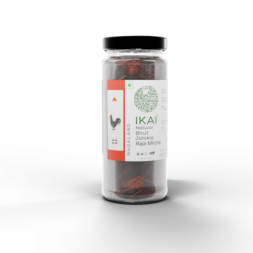 IKAI Natural Bhut Jholokia (King Chilli)