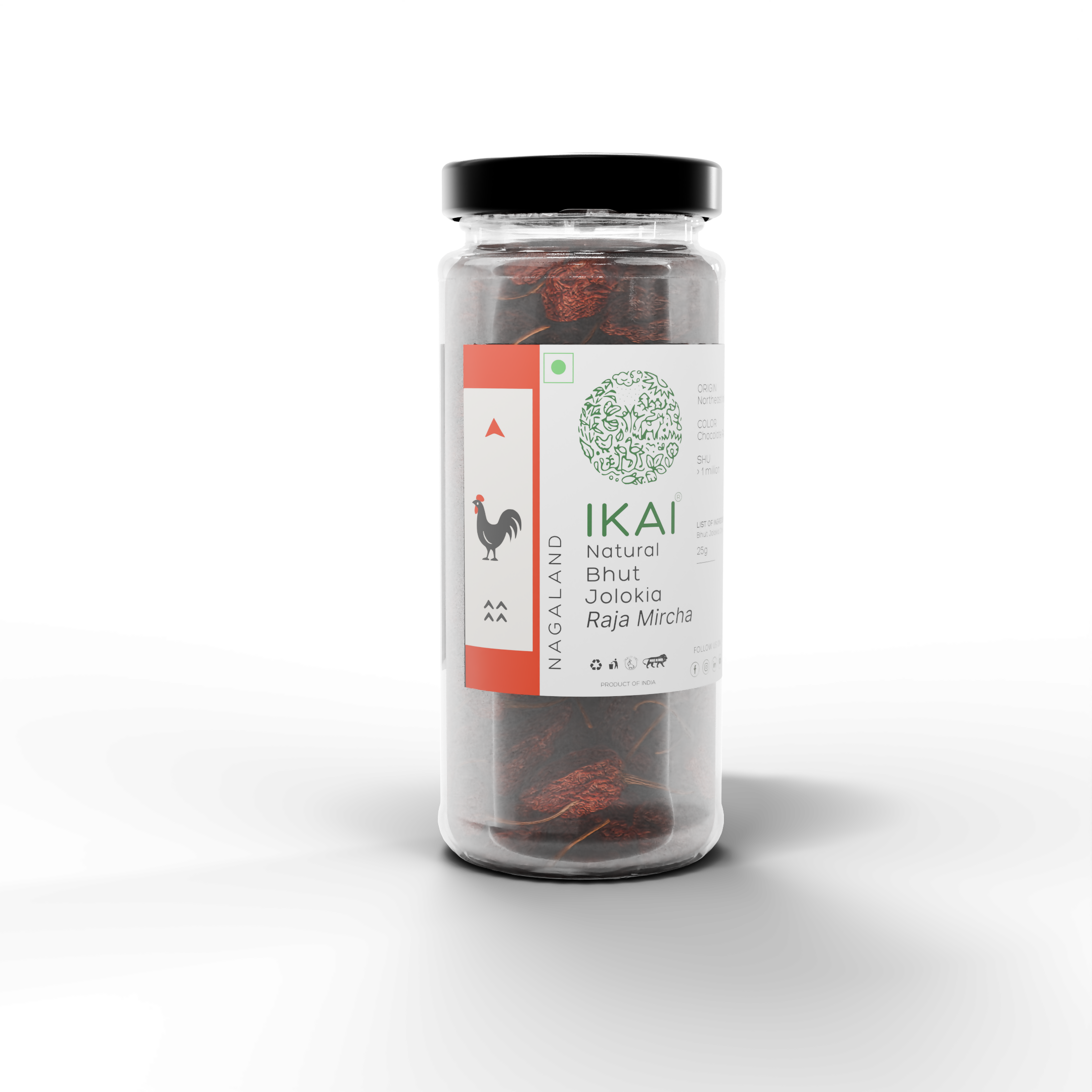 IKAI Natural Bhut Jholokia (King Chilli)