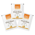 TAC - The Ayurveda Co. Vitamin C Serum Sheet Mask | Natural Skin Brightness