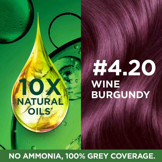 Garnier Color Naturals Creme Riche Hair Color - Shade 4.20 Wine Burgundy Main Image