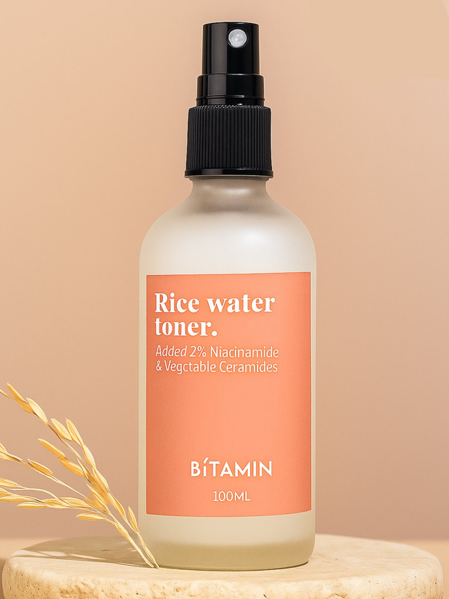 Bitamin 3% Niacinamide & Rice Water Face Toner Hover Image