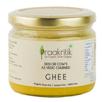 Praakritik Natural Desi Gir Cow A2 Ghee | Organic Grassfed - Vegetarian GMO Free Lactose Free - Cow Ghee