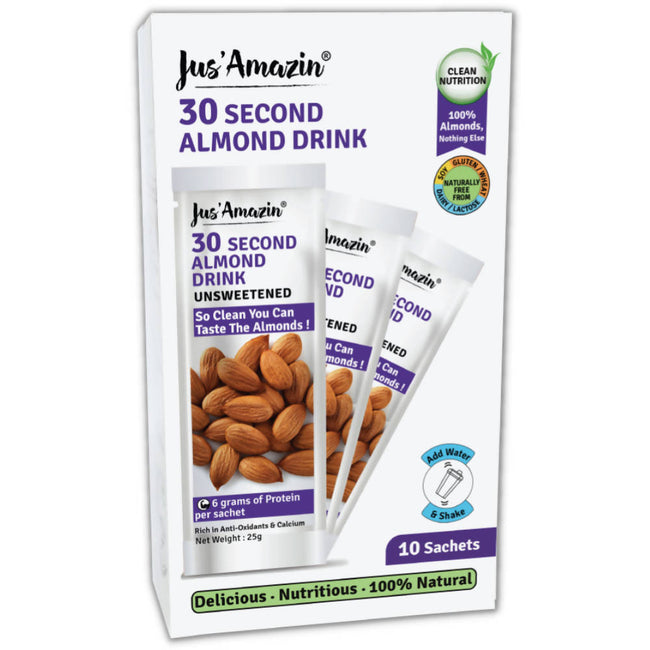 Jus Amazin 30-Second Almond Drink Unsweetened Main Image